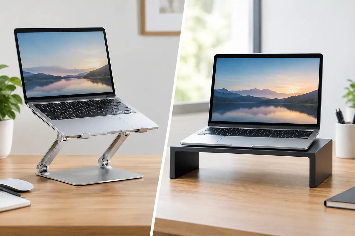 Laptop Stand vs Riser for Better Desk Comfort