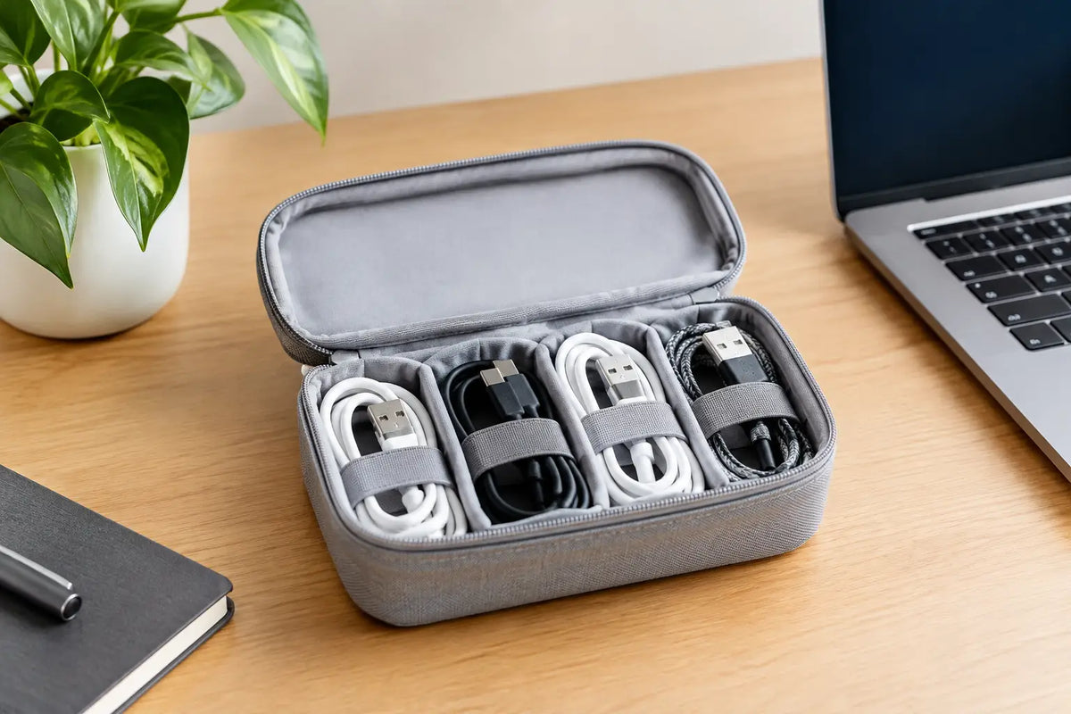 How to Store Charging Cables Without Tangles