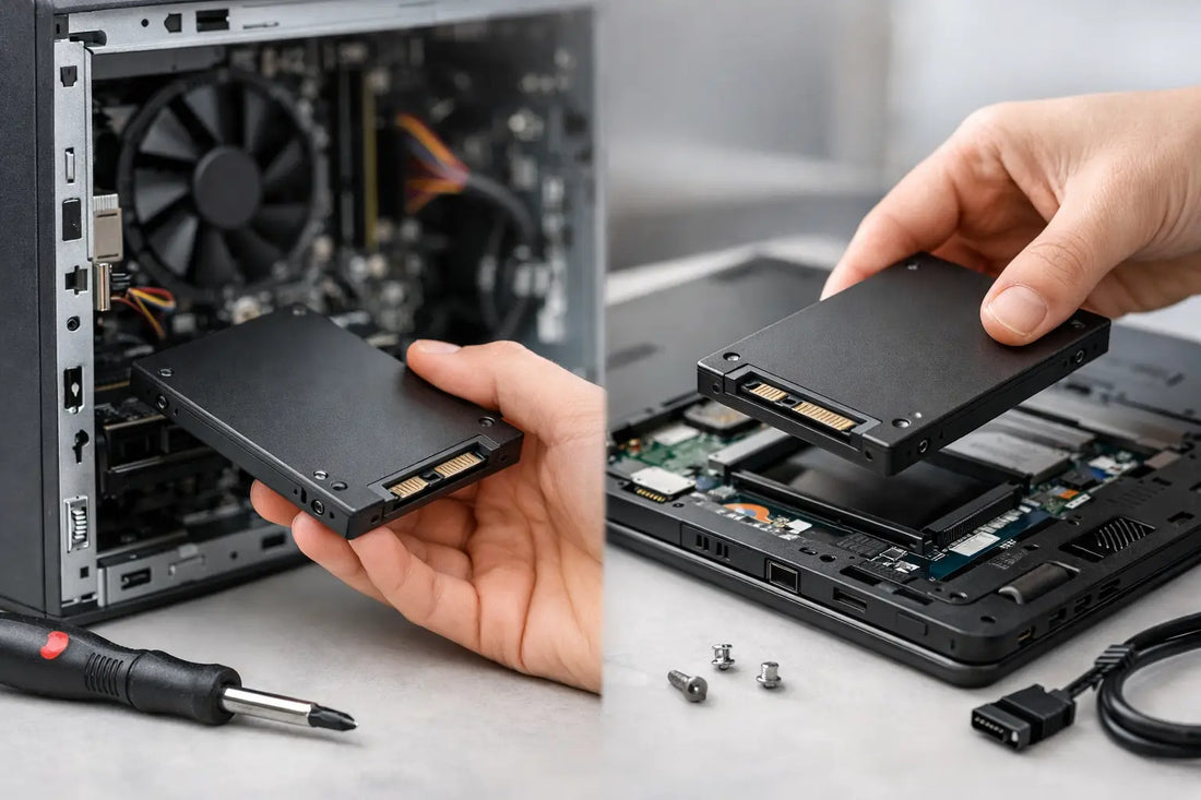 How to Install SATA SSD in a Desktop or Laptop