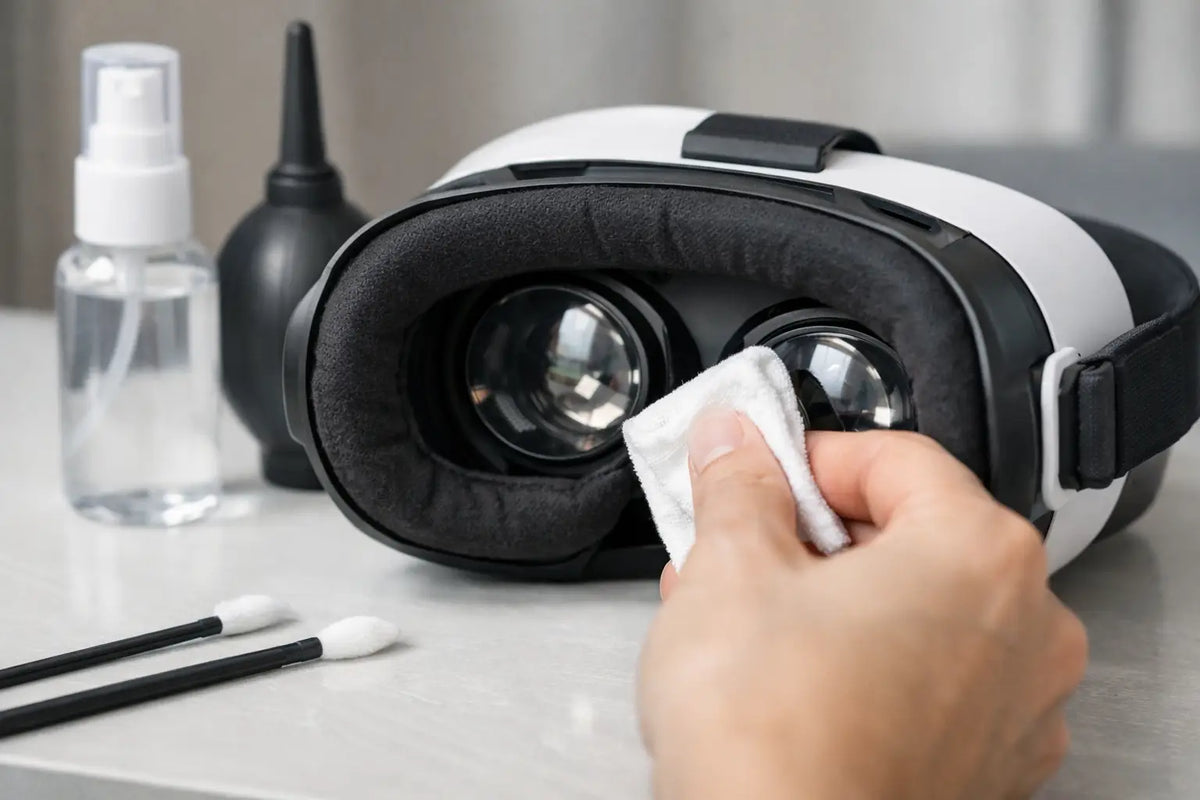 How to Clean VR Headset Lenses Without Scratches