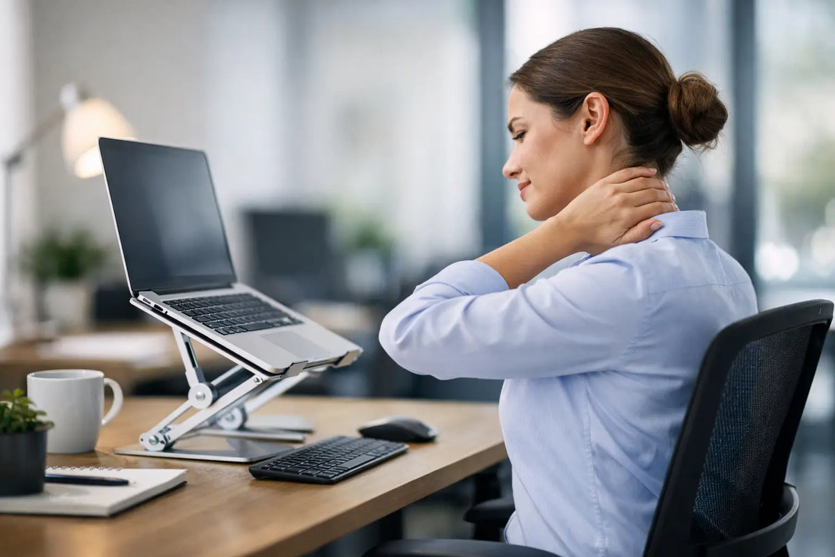 Do Laptop Stands Reduce Neck Pain at Work?