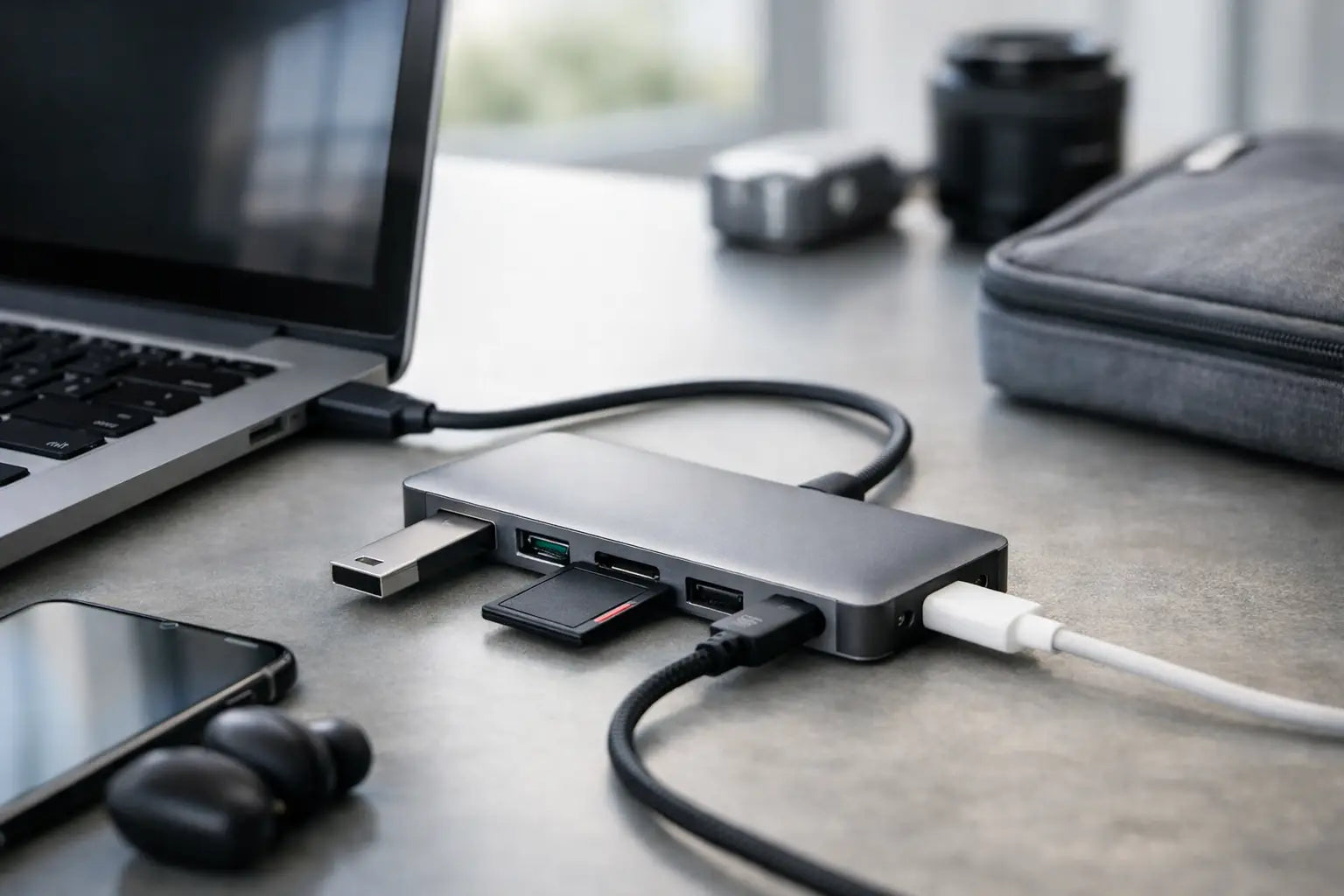 Best USB Hubs for Laptops for Work and Travel