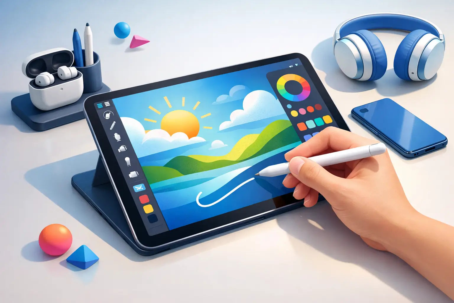 How to Use a Stylus Pen on Tablet Right