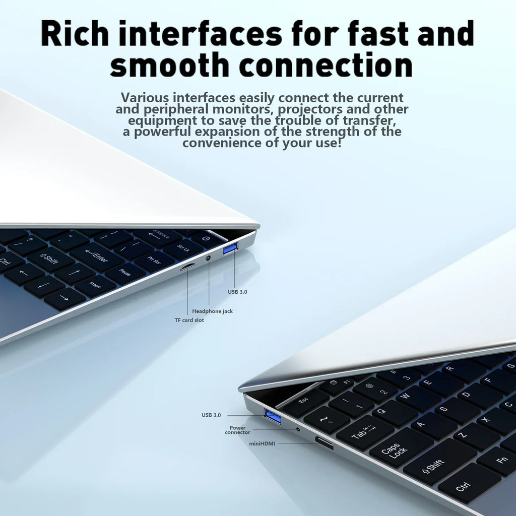 Ultra Slim Laptop PC Windows 11