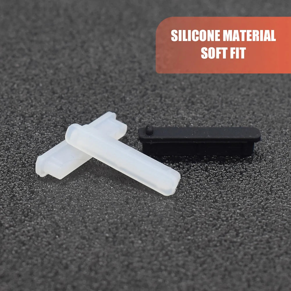 Tapón antipolvo de silicona transparente
