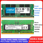 Crucial Micron Memoria RAM DDR4 4GB 8GB 16GB 32GB