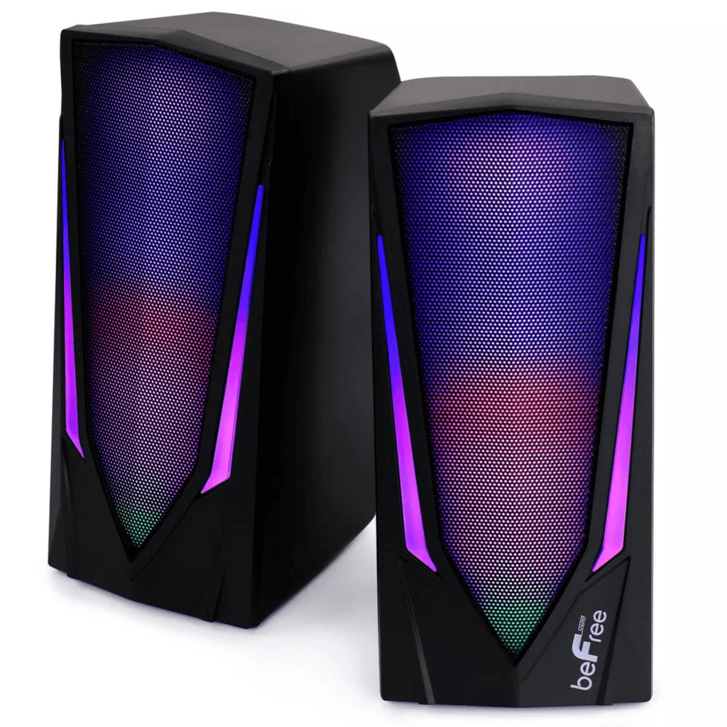 Altavoces para juegos de ordenador beFree Sound Dual 2.0 con luces LED RGB
