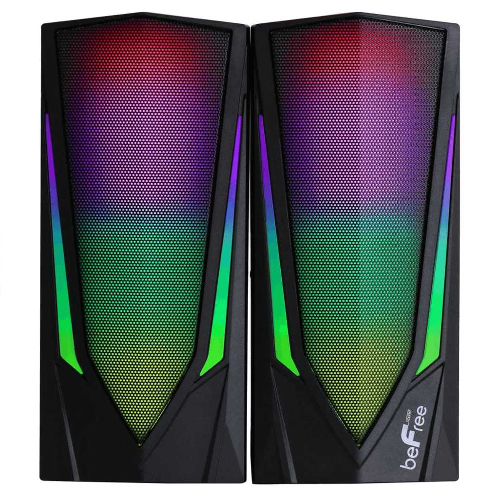 Altavoces para juegos de ordenador beFree Sound Dual 2.0 con luces LED RGB
