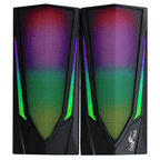 Altavoces para juegos de ordenador beFree Sound Dual 2.0 con luces LED RGB