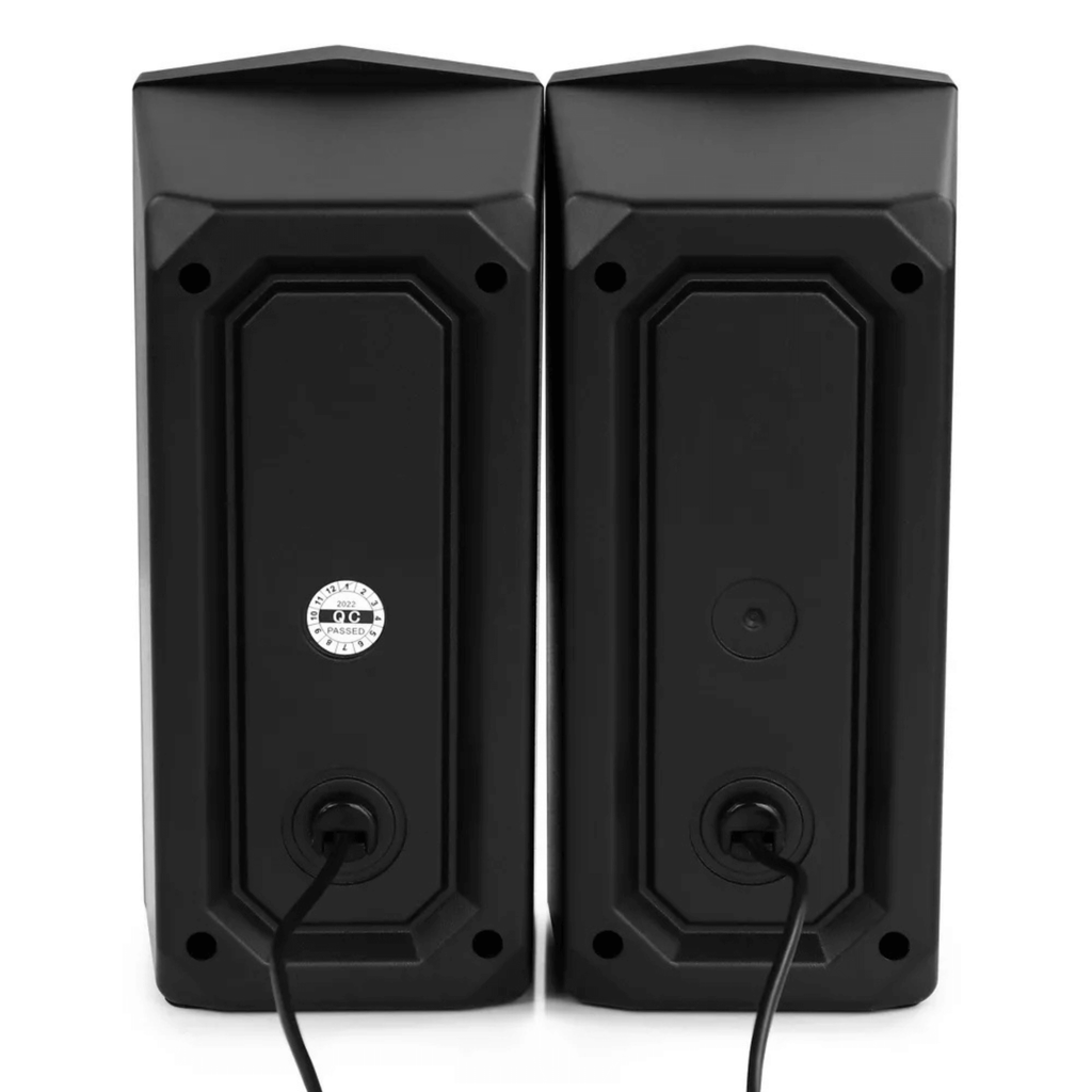 Altavoces para juegos de ordenador beFree Sound Dual 2.0 con luces LED RGB