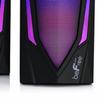 Altavoces para juegos de ordenador beFree Sound Dual 2.0 con luces LED RGB