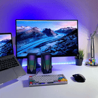 Altavoces para juegos de ordenador beFree Sound Dual 2.0 con luces LED RGB