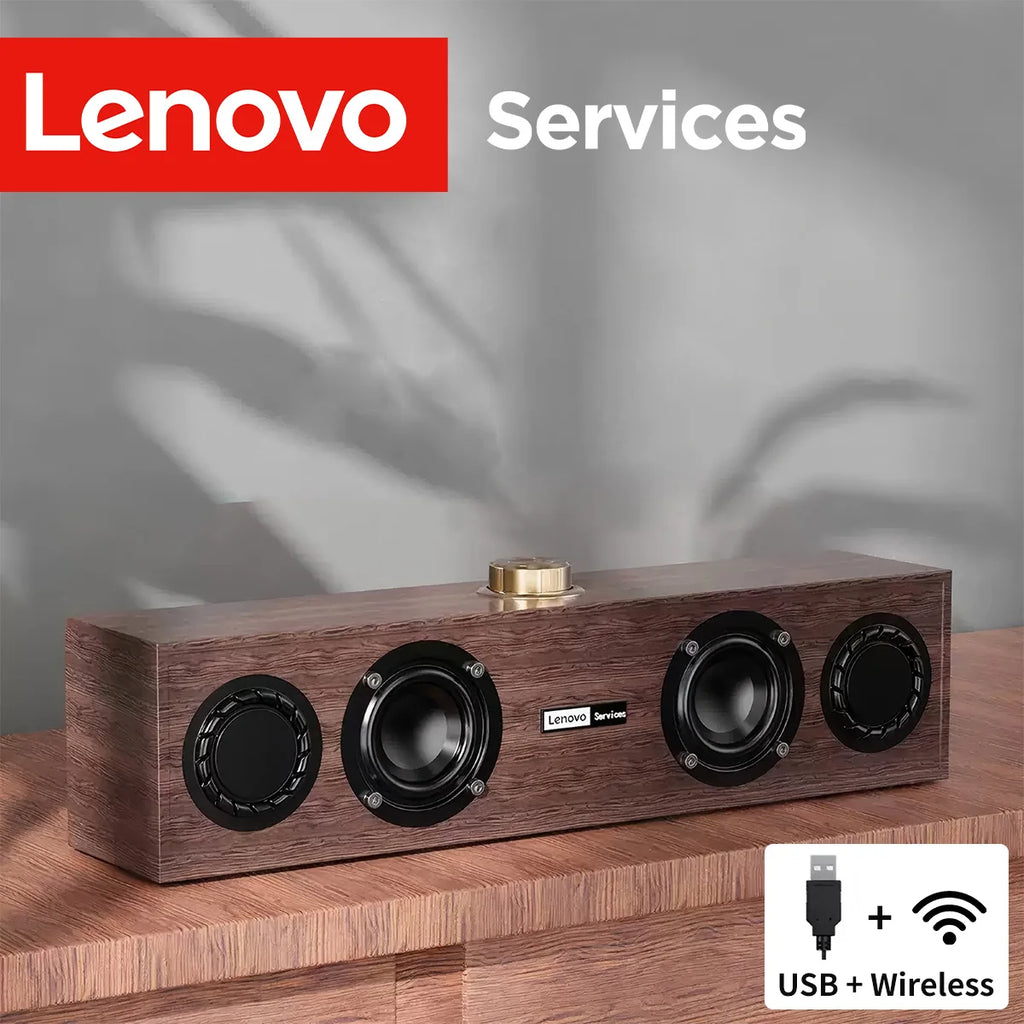Lenovo C02 Wooden Speaker