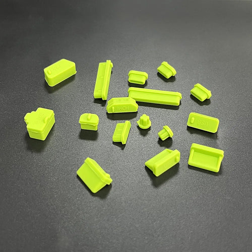 16Pcs/set Universal Anti Dustproof Notebook Port Plug Silicone