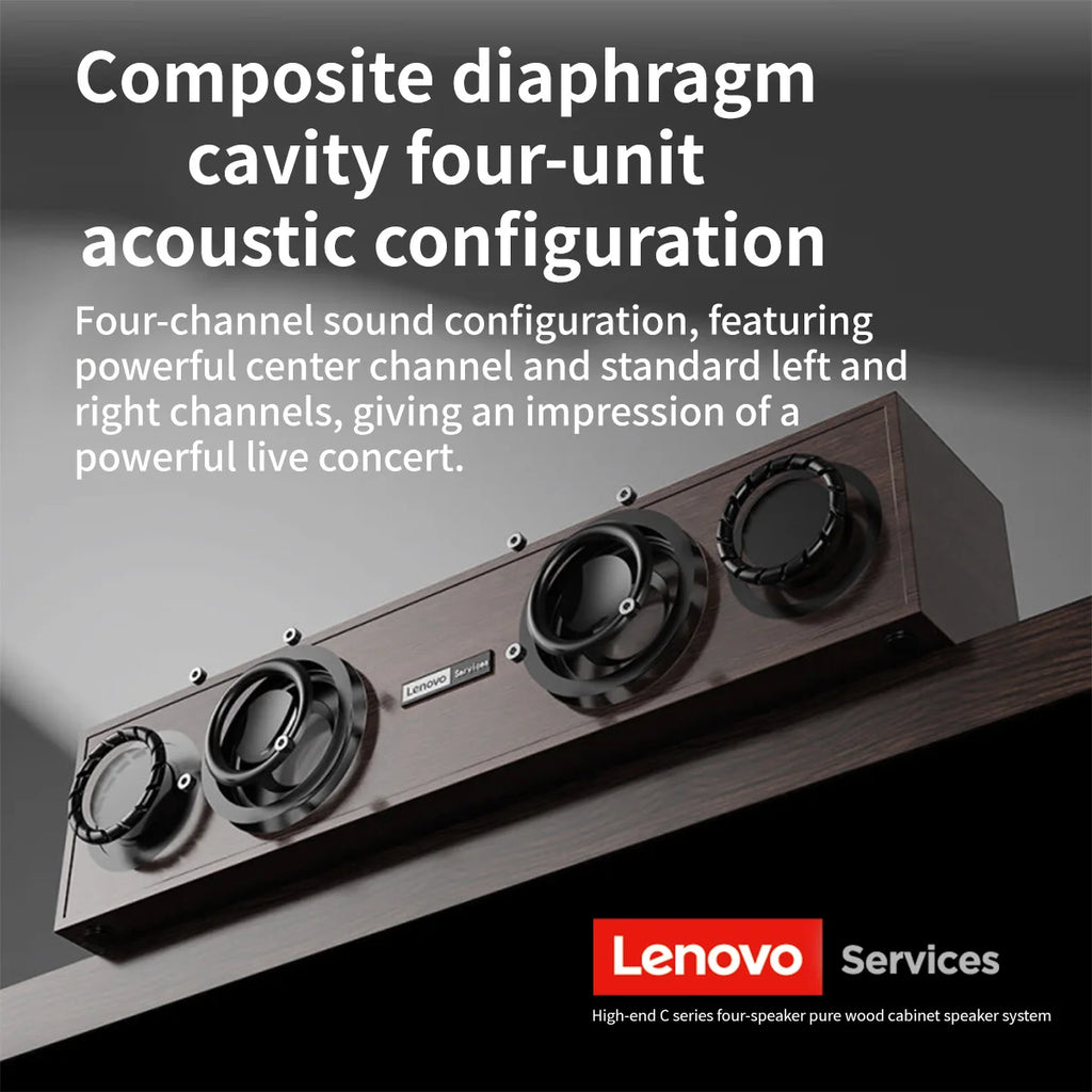 Lenovo C02 Wooden Speaker