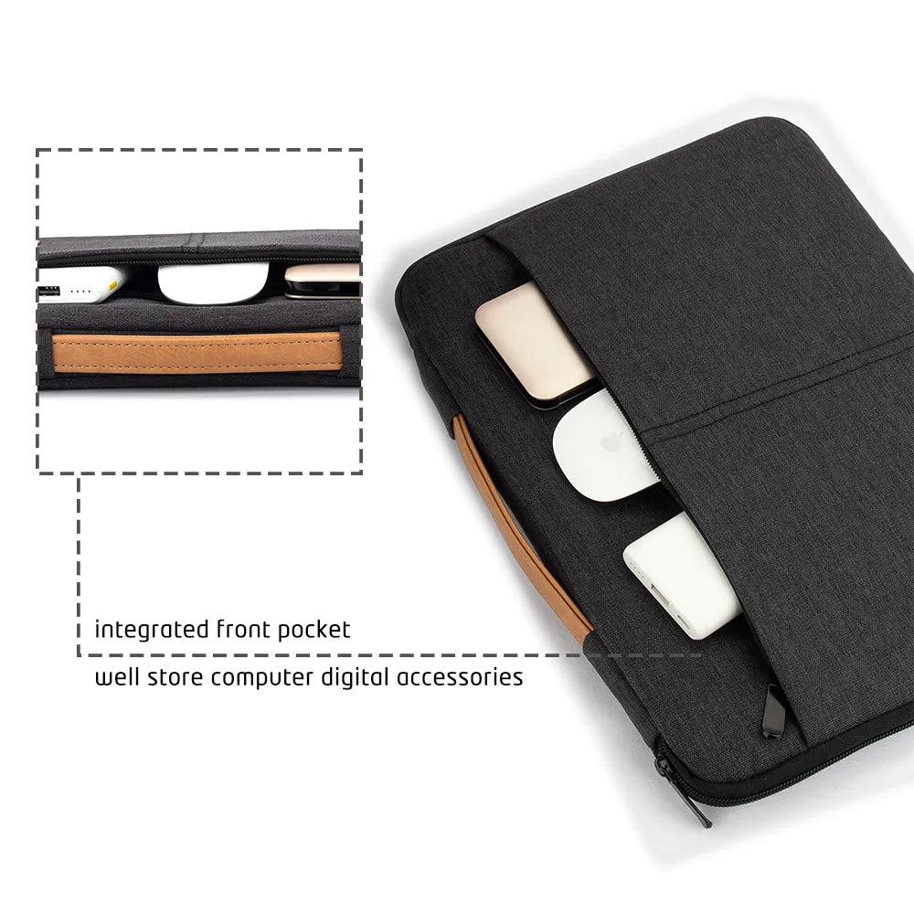 Laptop Sleeve bag 14 15.6 Inch Notebook Pouch For Macbook HP Dell Acer