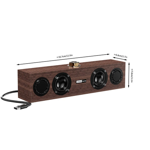 Lenovo C02 Wooden Speaker