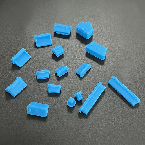 16Pcs/set Universal Anti Dustproof Notebook Port Plug Silicone