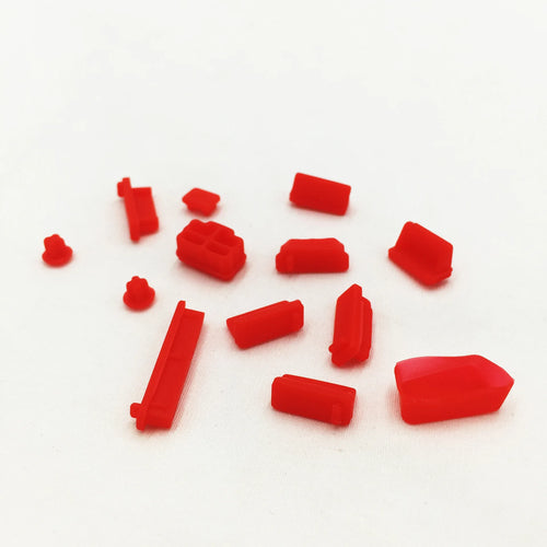 16Pcs/set Universal Anti Dustproof Notebook Port Plug Silicone