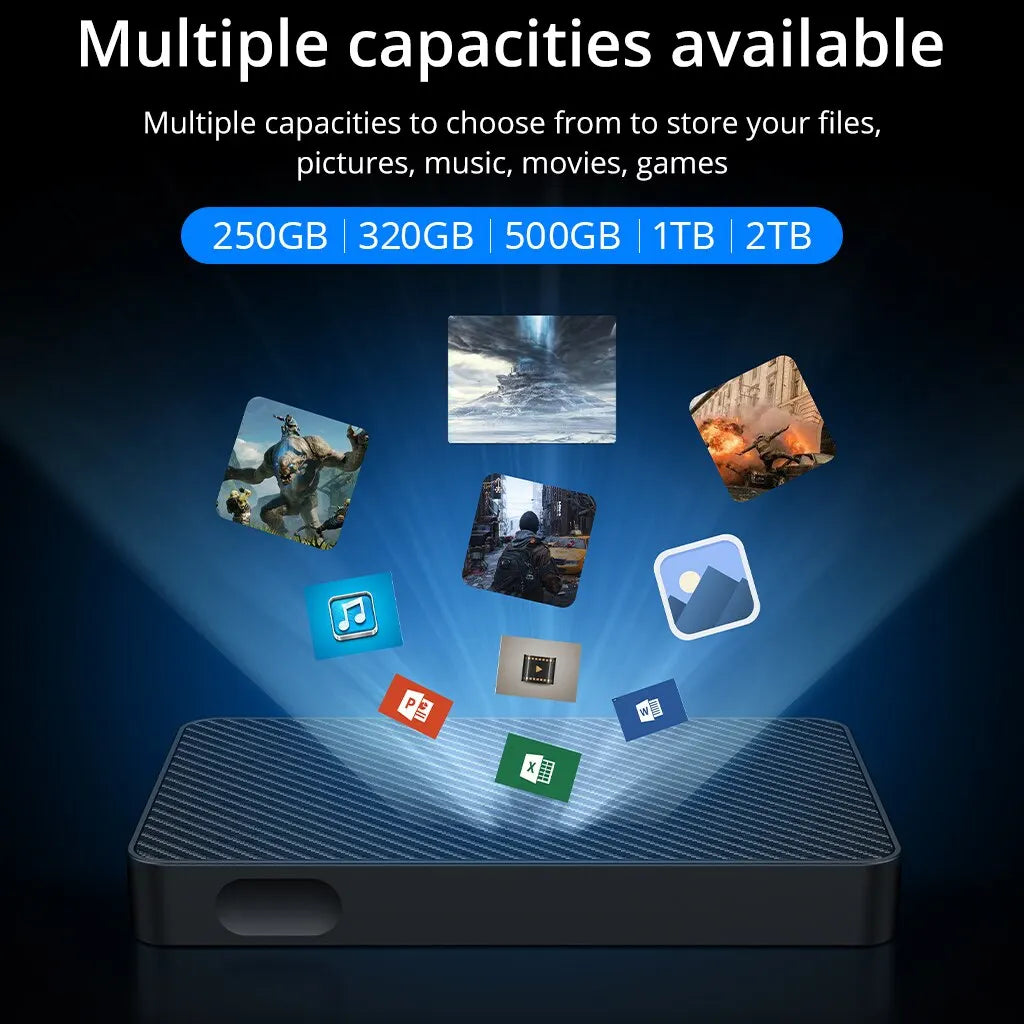 External Hard Drive 2.5 Portable Hard Drive