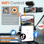 Dual camera Dash Cam for cars