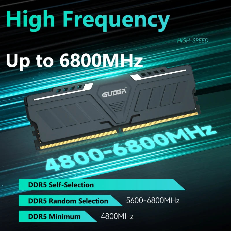 GUDGA DDR5 RAM Desktop Memory 32GB 16GB 8GB