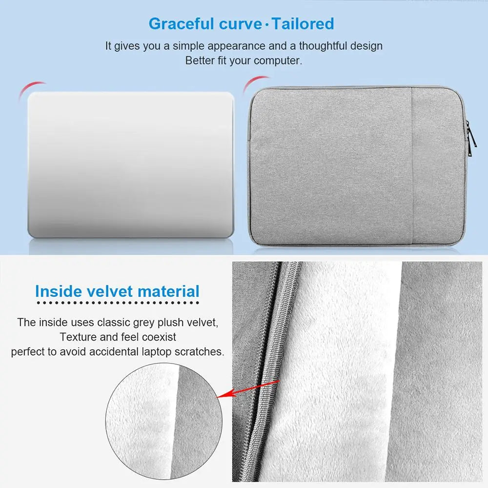 Laptop Sleeve Case Shockproof Universal Notebook Protective Cover Travel