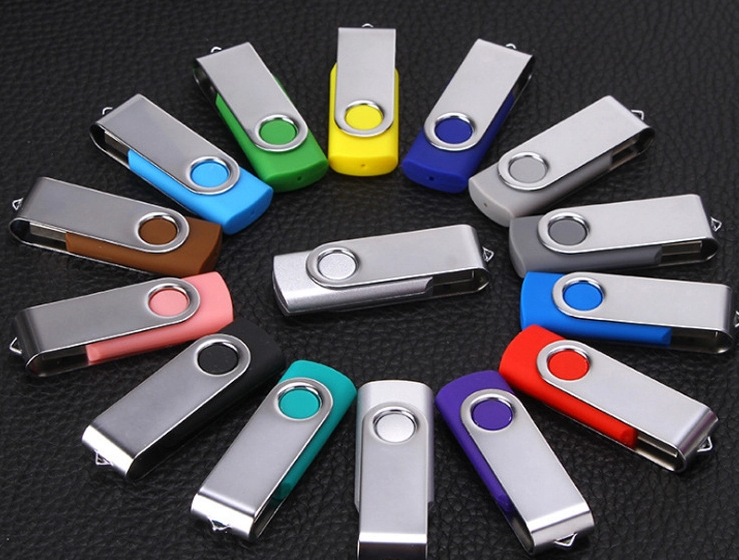 2pcs Promotional Swivel Pendrive