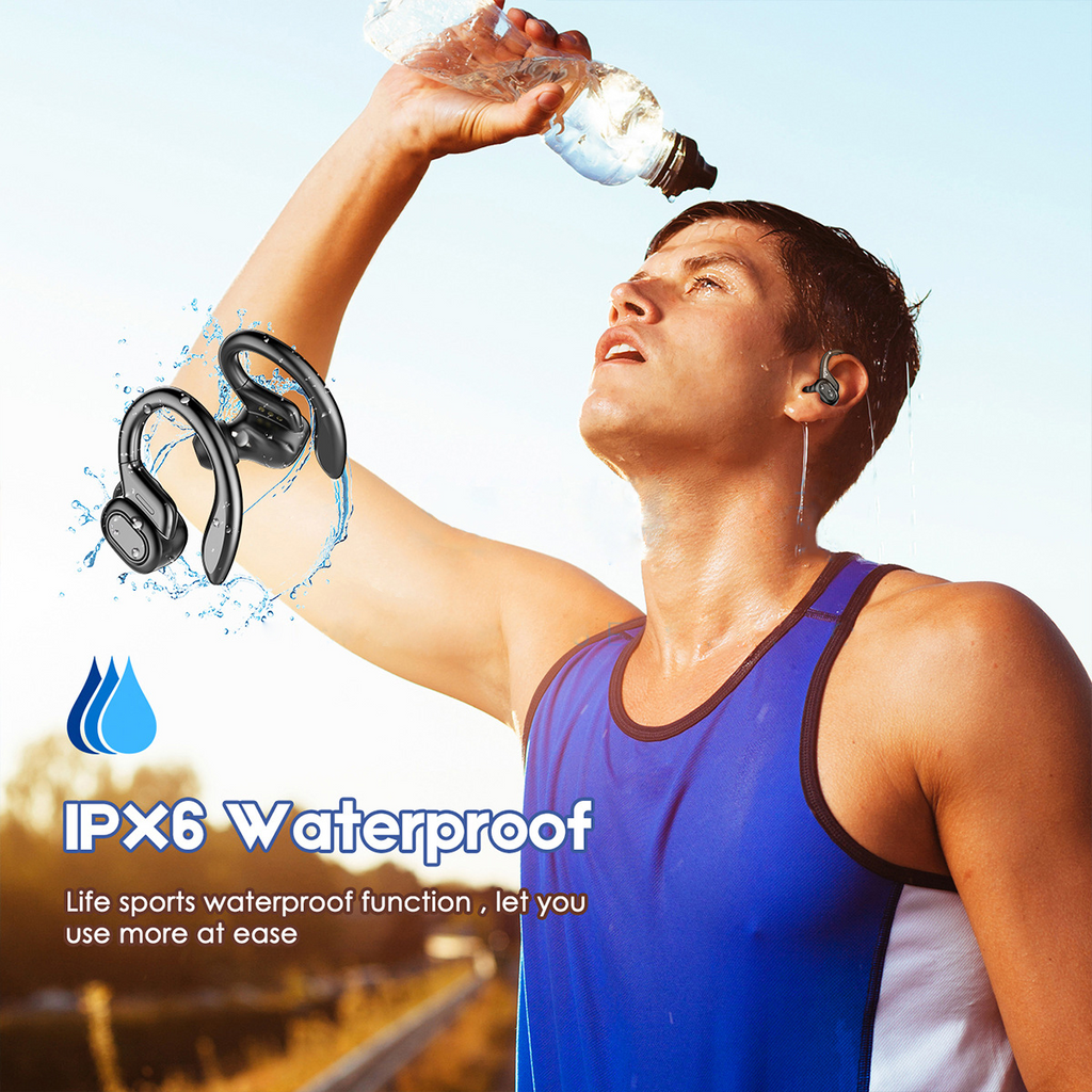 Sport Bluetooth V5.0 Headset LED Display