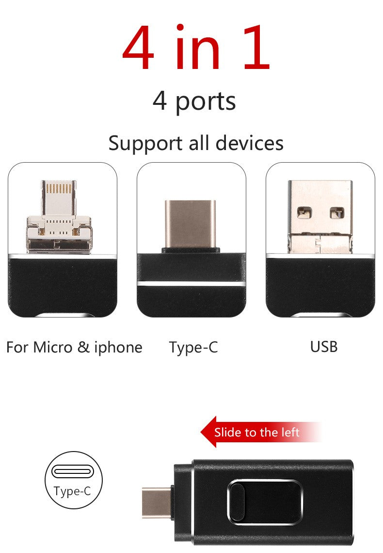 High Speed 4 in 1 Pendrive