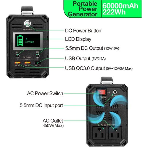 FlashFish Portable Power Station