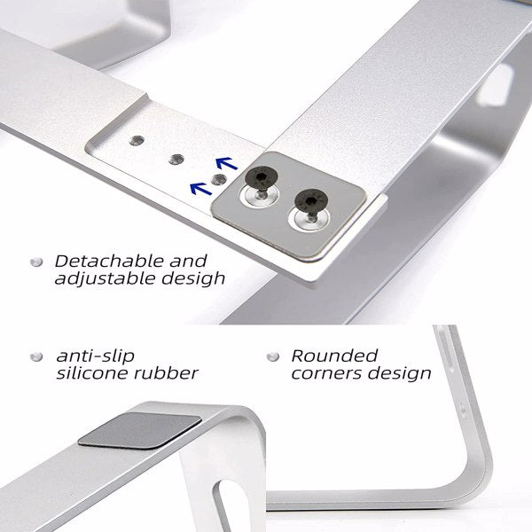 Soporte de ordenador portátil Soporte para portátil Elevador de portátil de aluminio