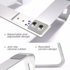 Soporte de ordenador portátil Soporte para portátil Elevador de portátil de aluminio