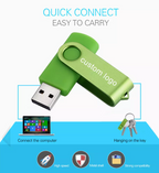 2pcs Promotional Swivel Pendrive