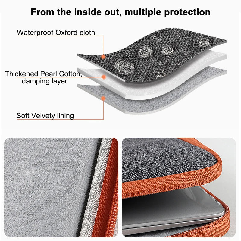 Funda para portátil de 13 14 15 15.6 pulgadas
