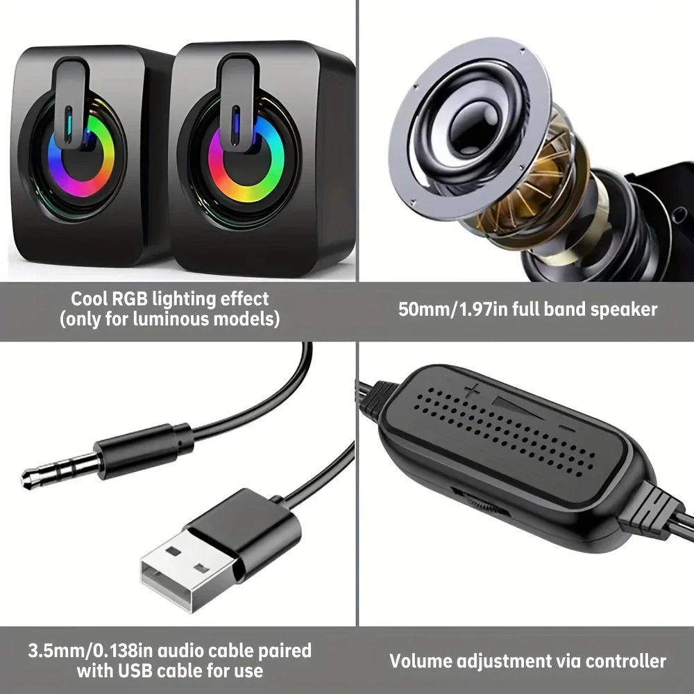 Caja de Sonido Estéreo HIFI para PC
