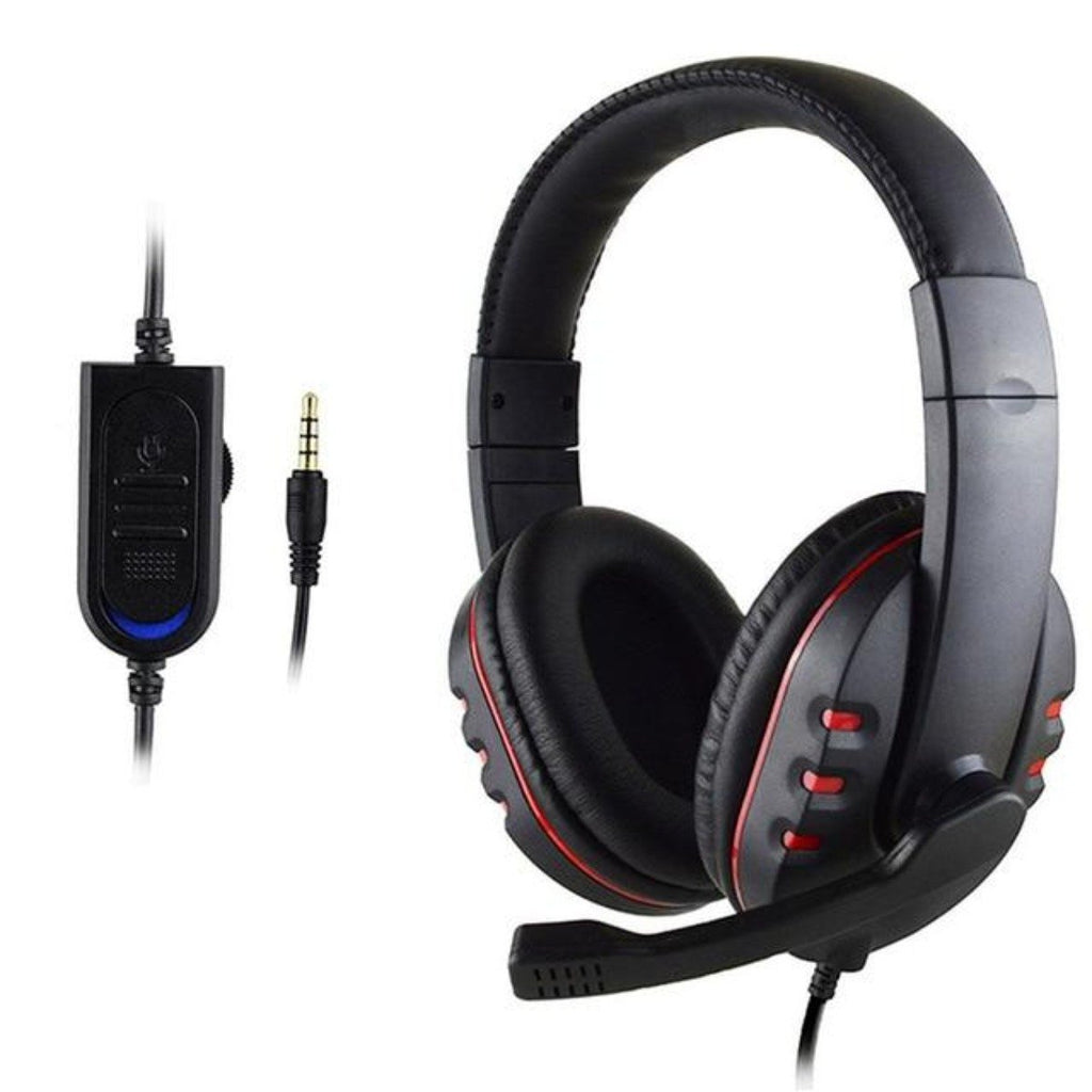 Auriculares estéreo para juegos con cable y LED