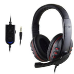 Auriculares estéreo para juegos con cable y LED