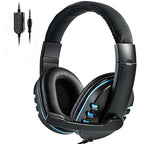Auriculares estéreo para juegos con cable y LED