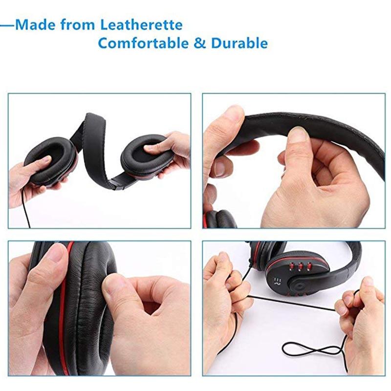 Auriculares estéreo para juegos con cable y LED