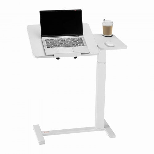 Mesa de Noche Móvil con Escritorio Plegable