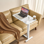 Mesa de Noche Móvil con Escritorio Plegable