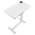 Mesa de Noche Móvil con Escritorio Plegable